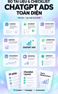 Ebook ChatGPT Ads tại Việt Nam: Tài liệu và checklist đầy đủ